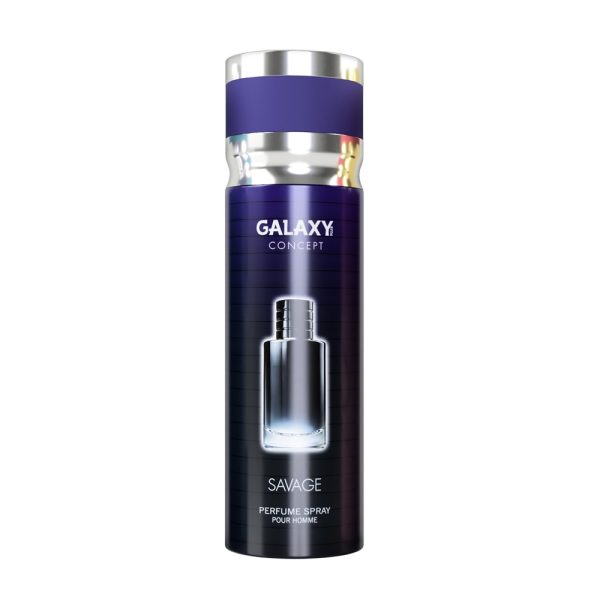 اسپری بدن مردانه گلکسی مدل (Savage) 200 میل